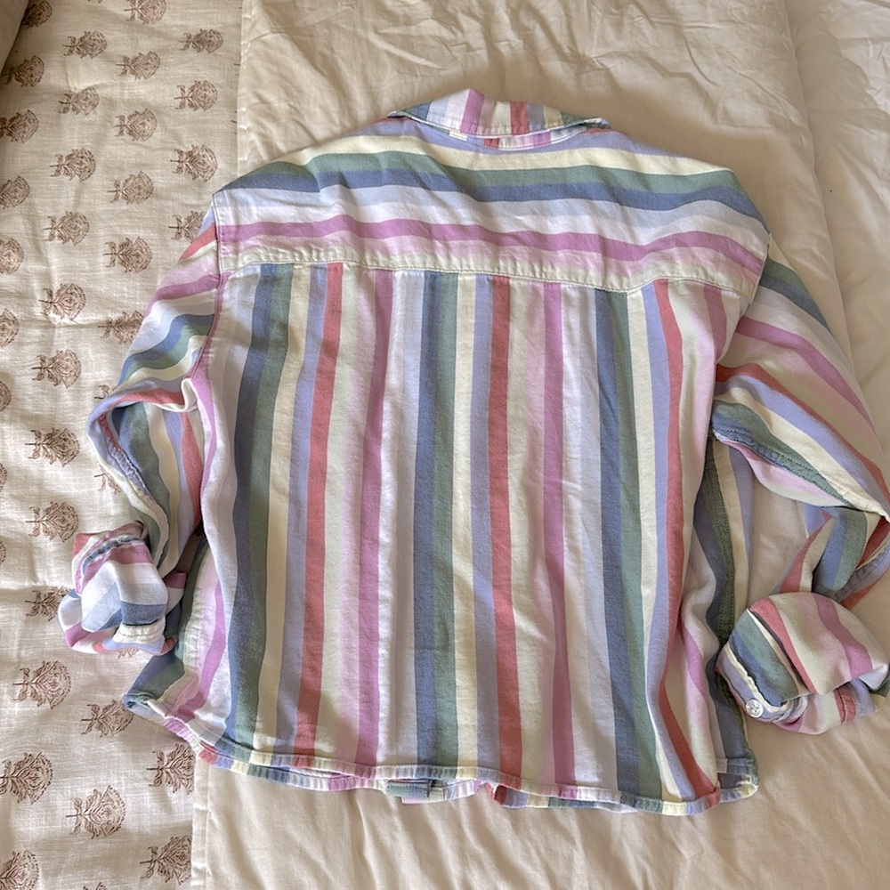 Colorful stripe button-up - Picture 3 of 3